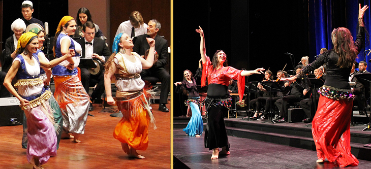 Arab Music Ensemble dancers