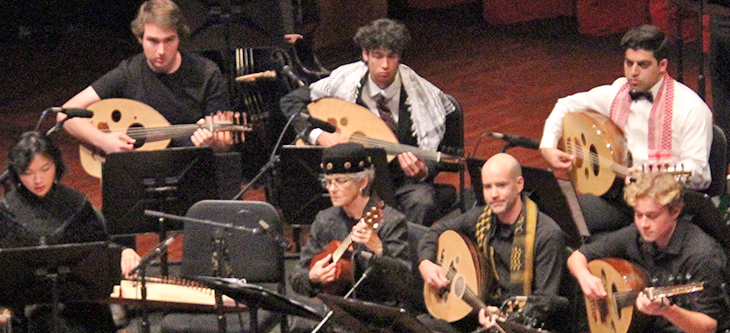Arab Music Ensemble musicians